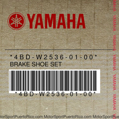 4BD-W2536-01-00 Original OEM YAMAHA