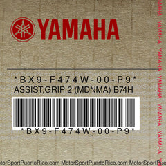 BX9-F474W-00-P9 Original OEM YAMAHA