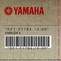 DF1-F1784-10-00 Original OEM YAMAHA