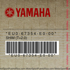 EU0-67354-E0-00 Original OEM YAMAHA