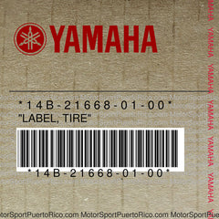 14B-21668-01-00 Original OEM YAMAHA