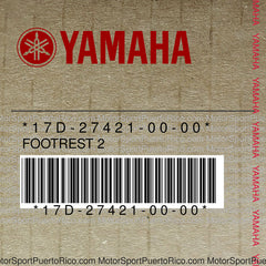 17D-27421-00-00 Original OEM YAMAHA