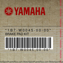 1B7-W0045-00-00 Original OEM YAMAHA