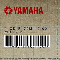 1CD-F179M-10-00 Original OEM YAMAHA