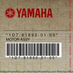 1D7-81890-01-00 Original OEM YAMAHA