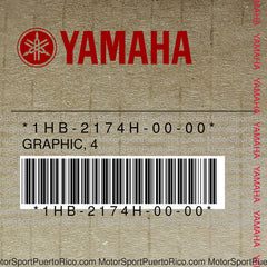 1HB-2174H-00-00 Original OEM YAMAHA