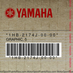 1HB-2174J-00-00 Original OEM YAMAHA