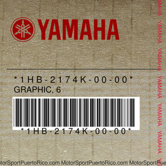 1HB-2174K-00-00 Original OEM YAMAHA