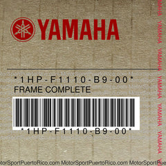 1HP-F1110-B9-00 Original OEM YAMAHA