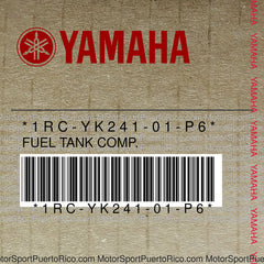 1RC-YK241-01-P6 Original OEM YAMAHA