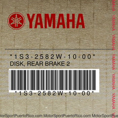 1S3-2582W-10-00 Original OEM YAMAHA