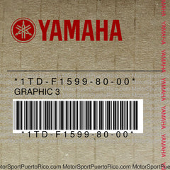1TD-F1599-80-00 Original OEM YAMAHA