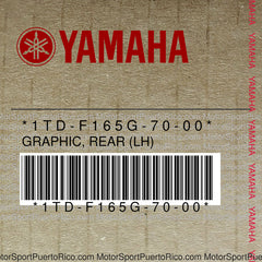 1TD-F165G-70-00 Original OEM YAMAHA