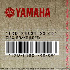 1XD-F582T-00-00 Original OEM YAMAHA