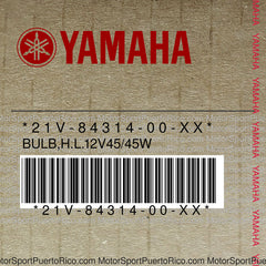 21V-84314-00-XX Original OEM YAMAHA