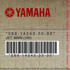 288-14343-50-00 Original OEM YAMAHA