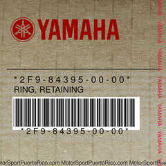 2F9-84395-00-00 Original OEM YAMAHA