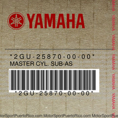 2GU-25870-00-00 Original OEM YAMAHA