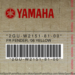 2GU-W2151-81-00 Original OEM YAMAHA