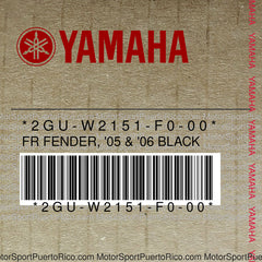 2GU-W2151-F0-00 Original OEM YAMAHA