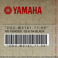 2GU-W2161-71-00 Original OEM YAMAHA