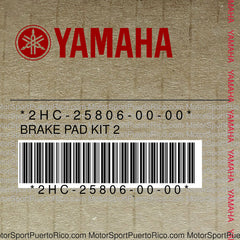 2HC-25806-00-00 Original OEM YAMAHA