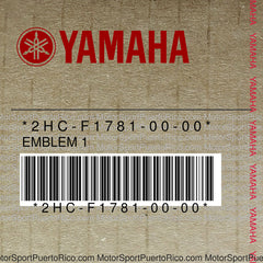 2HC-F1781-00-00 Original OEM YAMAHA