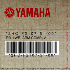 2HC-F2107-51-00 Original OEM YAMAHA