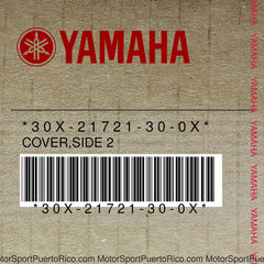 30X-21721-30-0X Original OEM YAMAHA