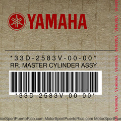 33D-2583V-00-00 Original OEM YAMAHA