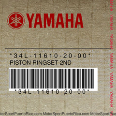 34L-11610-20-00 Original OEM YAMAHA
