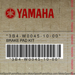 3B4-W0045-10-00 Original OEM YAMAHA