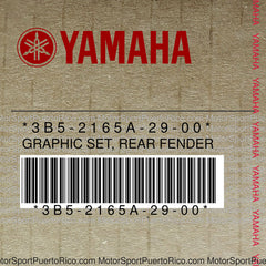 3B5-2165A-29-00 Original OEM YAMAHA