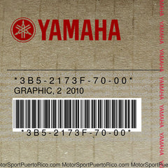 3B5-2173F-70-00 Original OEM YAMAHA