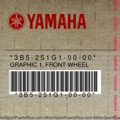 3B5-251G1-00-00 Original OEM YAMAHA