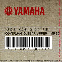 3D3-X2610-00-FE Original OEM YAMAHA