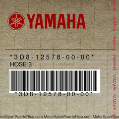 3D8-12578-00-00 Original OEM YAMAHA