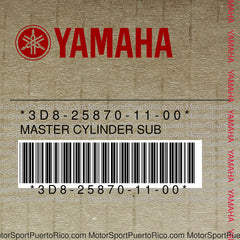 3D8-25870-11-00 Original OEM YAMAHA