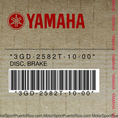 3GD-2582T-10-00 Original OEM YAMAHA