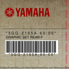 3GG-2165A-60-00 Original OEM YAMAHA