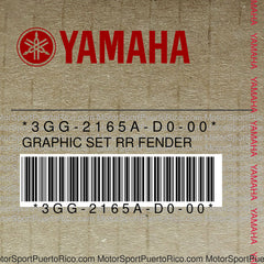 3GG-2165A-D0-00 Original OEM YAMAHA