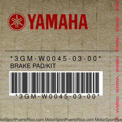 3GM-W0045-03-00 Original OEM YAMAHA