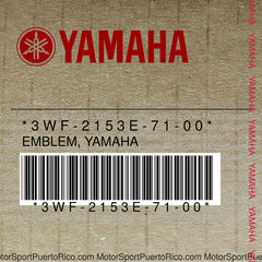 3WF-2153E-71-00 Original OEM YAMAHA