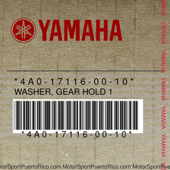 4A0-17116-00-10 Original OEM YAMAHA
