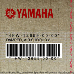 4FW-12659-00-00 Original OEM YAMAHA