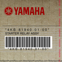4KB-81940-01-00 Original OEM YAMAHA