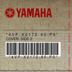 4VP-X2172-80-P0 Original OEM YAMAHA
