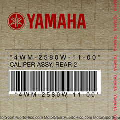 4WM-2580W-11-00 Original OEM YAMAHA