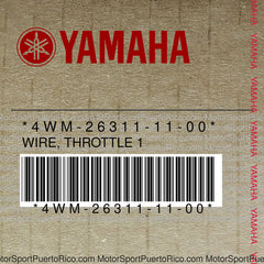 4WM-26311-11-00 Original OEM YAMAHA