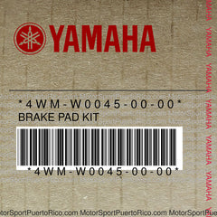 4WM-W0045-00-00 Original OEM YAMAHA